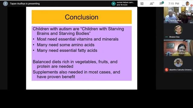 International Webinar on "Autism and Anthropology" смотреть онлайн