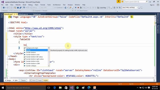 ListView Control in ASP NET смотреть онлайн