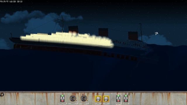НОЧНОЕ КРУШЕНИЕ ТИТАНИКА В FLOATING SANDBOX смотреть онлайн