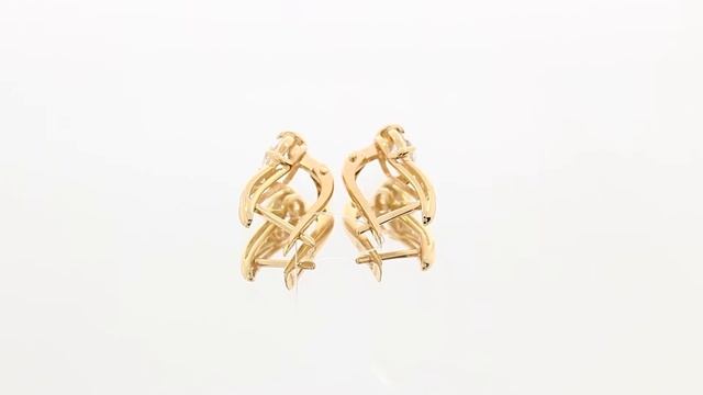 Золотые серьги Александра с Swarovski кл3262а-62ск смотреть онлайн