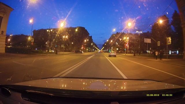 Байкеры в ночном Питере