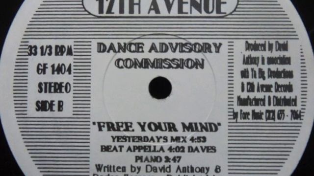 Dance Advisory Commission - Free Your Mind (Beat Appella) смотреть онлайн