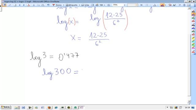 Sabiendo logaritmo 3 calcula log 30 log 0,3 Matemáticas 4º ESO B AINTE смотреть онлайн