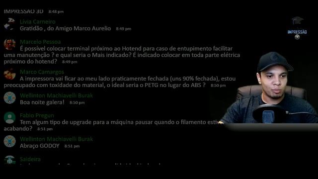 🔩⚠ LIVE | COMO É FEITA UMA IMPRESSORA 3D ⚠🔩 смотреть онлайн