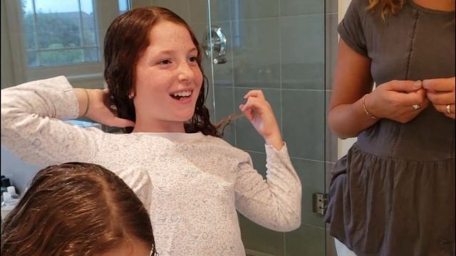 Detangle Kids Curly Hair - Easy Morning Routine for Moms | Back To School 2019 смотреть онлайн
