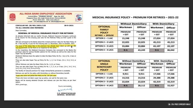 RENEWAL OF MEDICAL INSURANCE POLICY FOR RETIREES | Good Move Union Bank of India смотреть онлайн