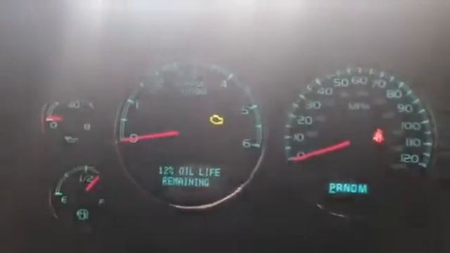 2013 GMC Yukon cómo rest la luz de mantenimiento (oil life rest) смотреть онлайн