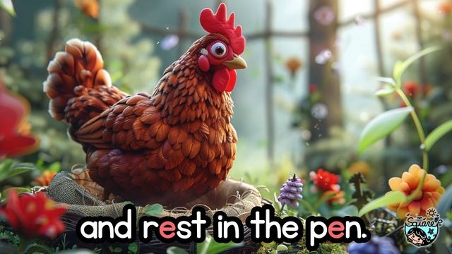 Hen｜AI Music｜Phonics Song｜Short Vowel e & Long Vowel e (ee, ea)｜Color-Coded Phonics смотреть онлайн