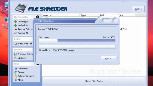 Destroying Windows XP with File Shredder смотреть онлайн