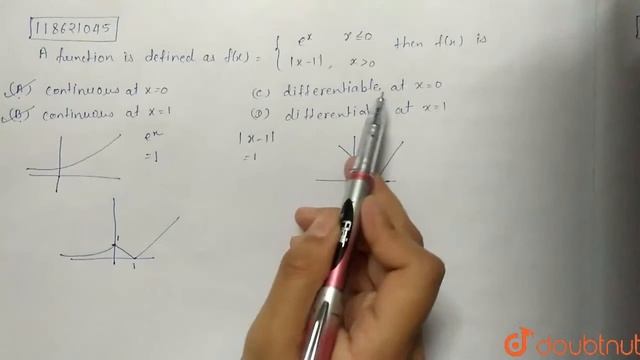 A function is defined as f(x) = {{:(e^(x),,x le 0),(|x-1|,,x gt 0):}, then f(x) is | 12 | CONTI... смотреть онлайн