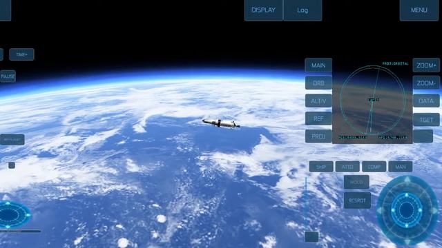Earth orbit | Control the Apollo 11- tutorial series (part 3) | Space Simulator смотреть онлайн