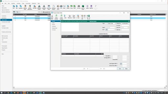 Sage 50 Accounts (UK) - Processing Orders смотреть онлайн
