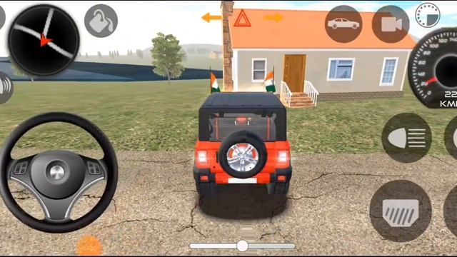 4×4 New Model Thar Colour Red Dollar song 😈 Shidhu Musewala Indian cars simulator 3D game #dj смотреть онлайн