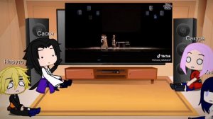 Реакция 7 команды+Хинаты на прошлую жизнь Наруто (Наруто×Чуя)