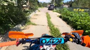 Лайтовая покатушка на питбайке kayo 125 evolution (2024)