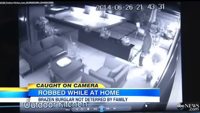 Burglar Caught on Camera With Homeowners Still Inside смотреть онлайн