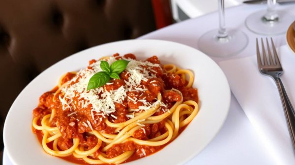 Аппетитная паста Болоньезе