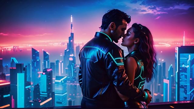 Neon City Embrace | Soft Ambient Music | Sounds to Relax, Focus and Sleep смотреть онлайн