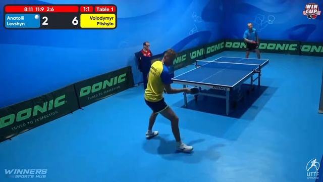 22:00 Anatolii Levshyn 3 - 2 Volodymyr Plishylo West 5 WIN CUP 06.09.2022 | TABLE TENNIS WINCUP смотреть онлайн