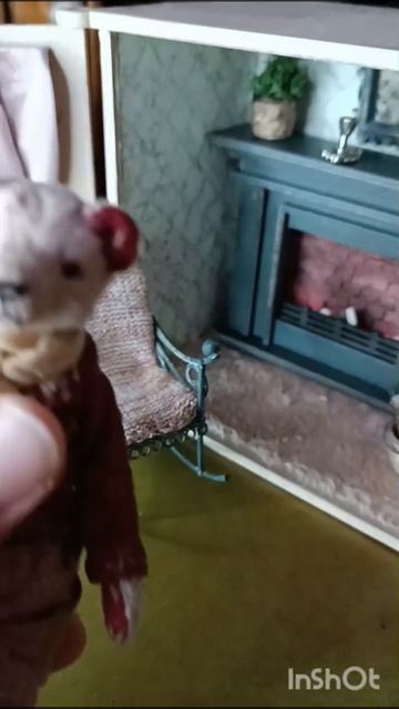 Мишка Тедди с домиком. Игрушки ручной работы на заказ. смотреть онлайн