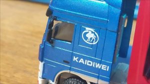 Модель KDW «Лесовоз», Фура для перевозки брёвен 1:50. Металл.
И Каток KDW