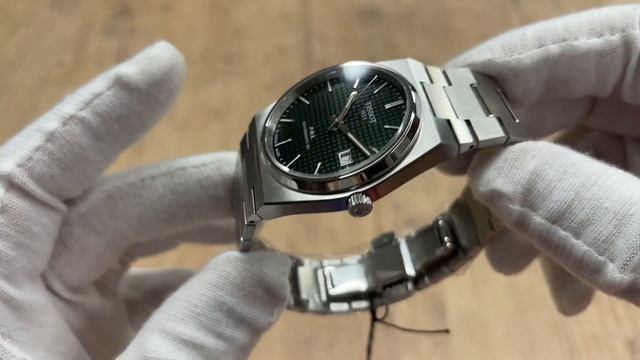 Tissot PRX Powermatic 80 Automatic Green T137.407.11.091.00 Watch | Review Valjoux Relogios смотреть онлайн