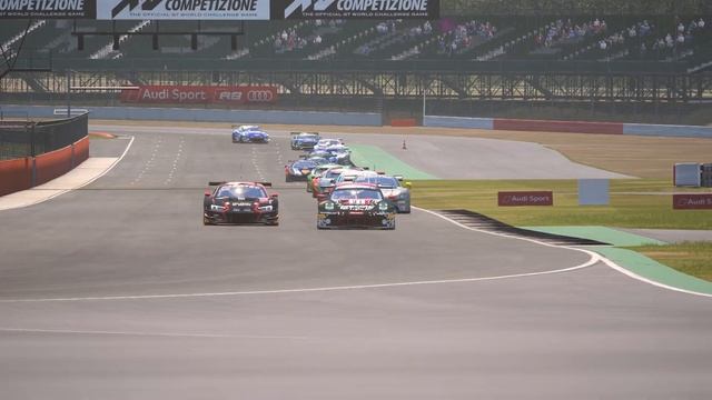 How to lose a race in Silverstone - Assetto Corsa смотреть онлайн