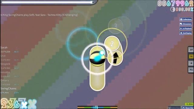 Osu! S3RL Feat Sara - Techno Kitty [Challenging] FC SS