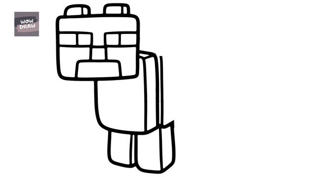 HOW TO DRAW MINECRAFT OCELOT - 1 MINUTE TIME-LAPSE VIDEO 👈 смотреть онлайн