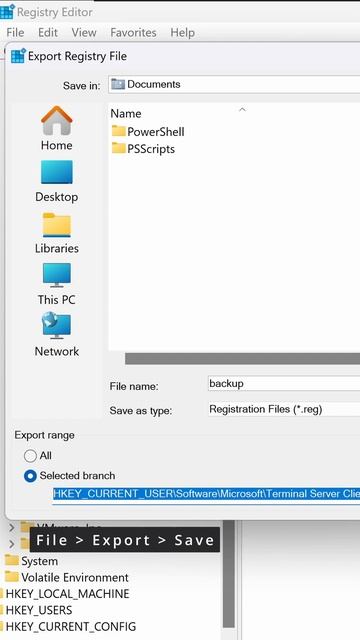 Backup Registry Keys now before it is too late! #windows11 #window #disasterrecovery смотреть онлайн
