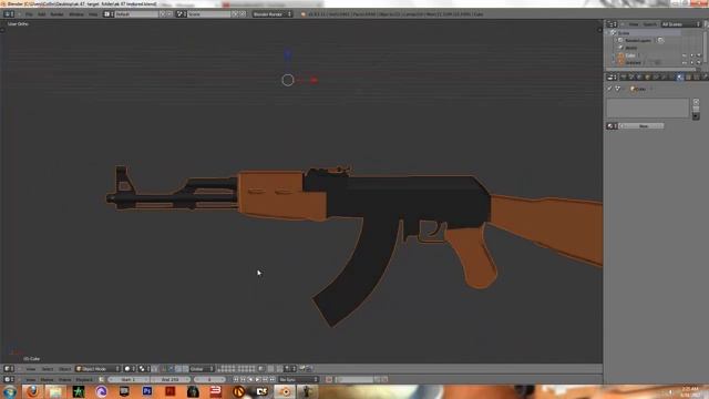 blender ak 47 textured смотреть онлайн