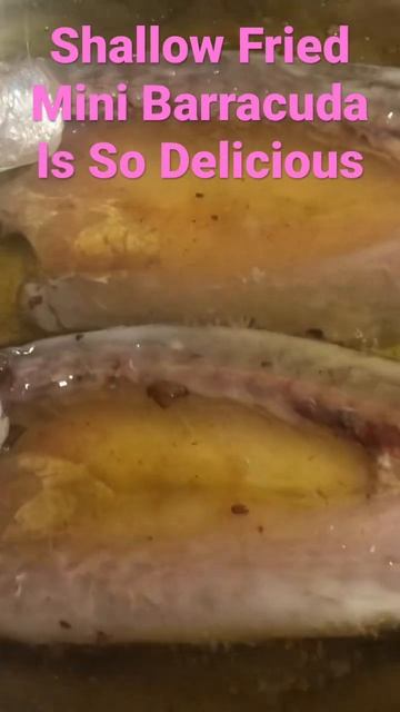 Shallow Fried Mini Barracuda Is So Delicious 🤤 #Shallow #Fried #Fish смотреть онлайн