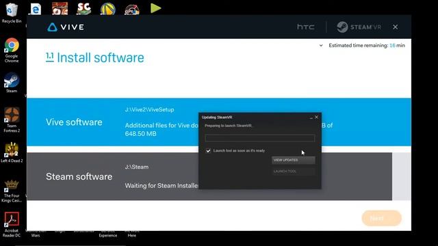 HTC Vive setup windows 10 смотреть онлайн