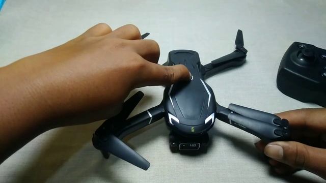 V88 mini size foldable wifi RC drone with double 2K camera смотреть онлайн