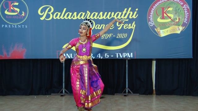 KALANJALI BALASARASWATHI DANCE FESTIVAL (BDF-2020) kuchippudi #ARUNDHATHI PANICKER смотреть онлайн