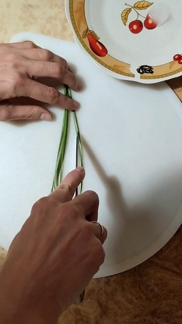 Украшение из ЗЕЛЁНОГО ЛУКА смотреть онлайн