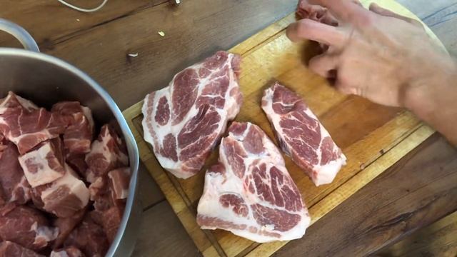 Идеальная свиная шея для вкусного шашлыка