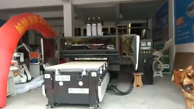 TigerTec CNC router with dual tables on the customer side смотреть онлайн
