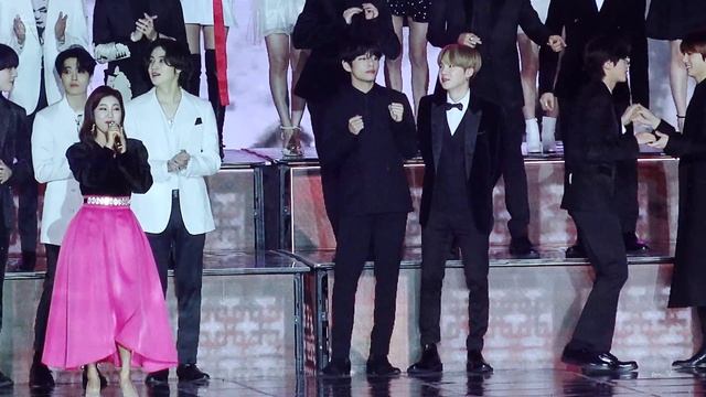 191227 KBS 가요대축제 - Opening Full Focus Of V 태형 김태형 방탄소년단 뷔 Ver.4k