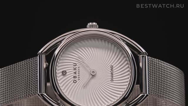 ЧАСЫ с БРИЛЛИАНТОМ Obaku Diamond V286LX
