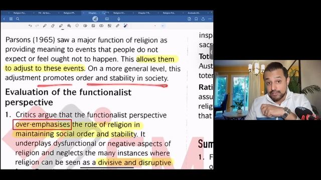 Functionalist Perspective on religion Part 2 (Parsons) смотреть онлайн