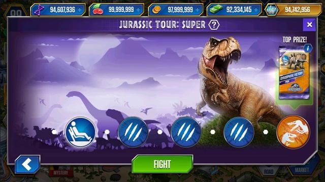 ALL THE SUPERSTARS MAXED TAKING PART IN THE BIG EVENT | JURASSIC WORLD THE GAME смотреть онлайн