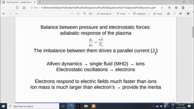 Fluid drift turbulence in plasmas part 1: parallel dynamics смотреть онлайн