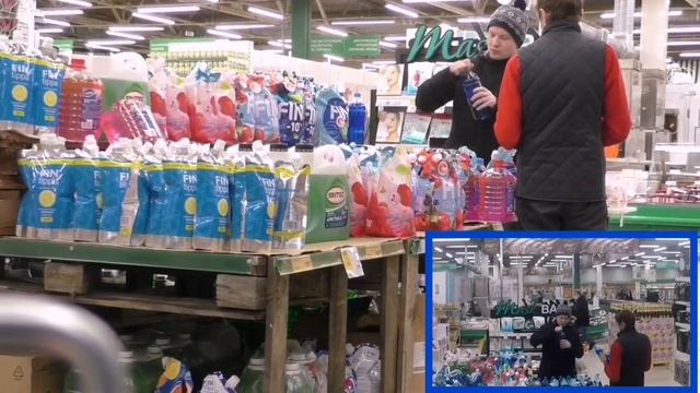 Пранк. Пью стеклоомывайку в магазине. смотреть онлайн