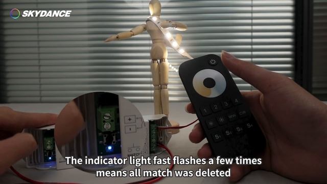 SKYDANCE rf wireless remote control with RF led controller pairing смотреть онлайн