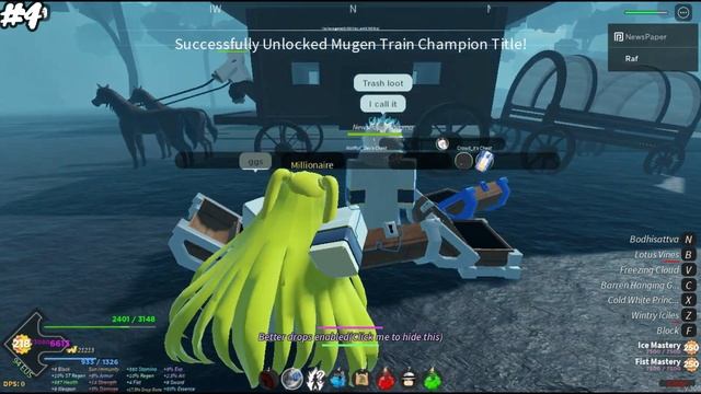 What I GOT From 15 Mugen Train With 2X DROPS AND 17.5% DROP RATES - Project Slayers смотреть онлайн