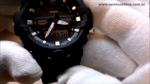 RELÓGIO CASIO G-SHOCK GA-800-1ADR - New Look Time смотреть онлайн