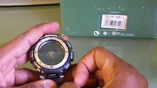 Casio ProTrek Pathfinder Triple Sensor PRG-40T 7V Review! смотреть онлайн