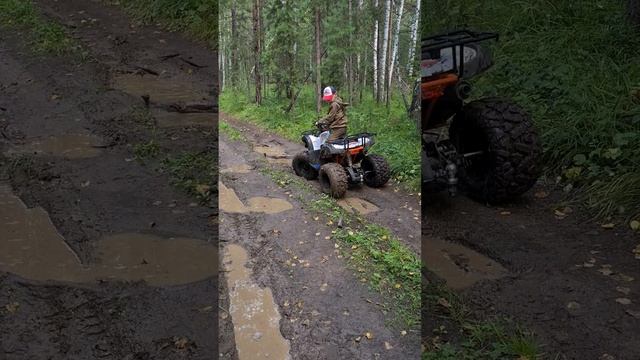 застрял на квадрике😱 #ЦибинРуслан#юныйблогер#квадрик #грязь смотреть онлайн