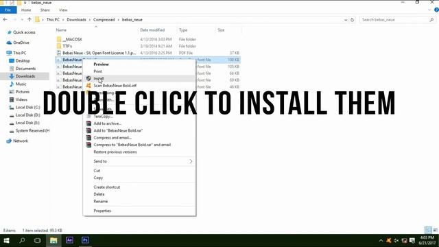 How to Use/Install Downloaded Fonts || Rachit Tut смотреть онлайн